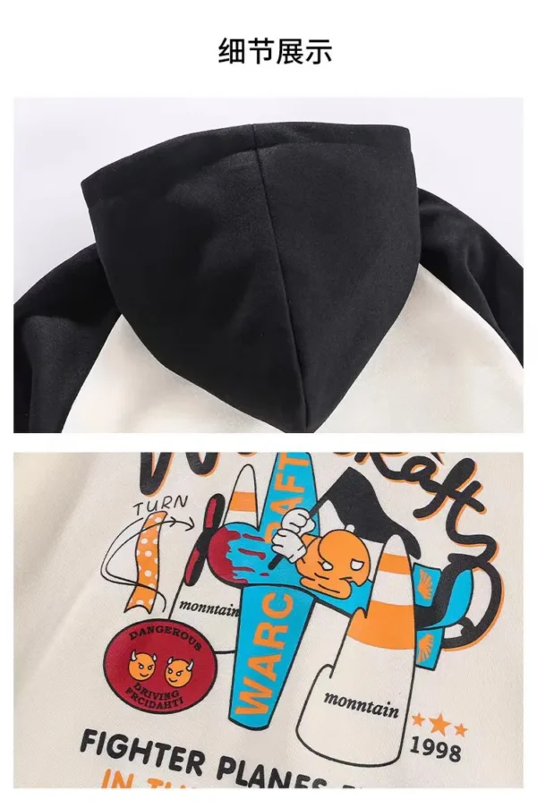 2025 autumn winter tracksuit clothes girls cartoon sweatshirt hooded + Ankle-tied pants teens children set 8 9 10 11 12 year - Image 5