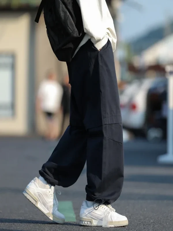 Cargo Pants Men Teens Couples High Street BF Casual Loose All-match Full-length Streetwear Youthful Vitality Joggers Pantalones - Image 6