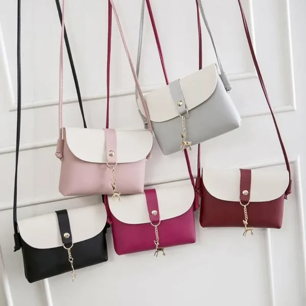 Fashion Small Shoulder Bag For Women Key Mobile Phone Pouch Coin Purse Single Shoulder Crossbody Bag With Metal Tassel Pendant