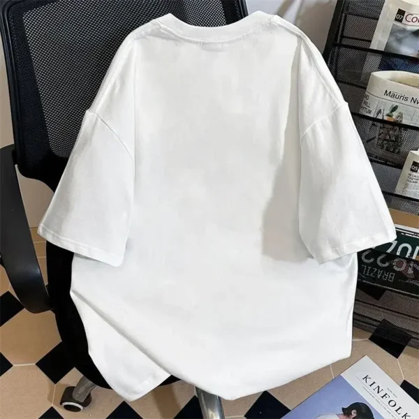 280G Women's T-shirt Spring Summer Short Sleeve O-neck Tops Soft Loose Tshirt Men Harajuku Streetwear Casual Tees Pro Choice - Image 2