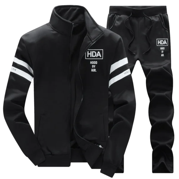 Men Spring Sets Sportswear Tracksuit Hoodies Casual Hooded Sweatshirts+Pants Jacket+Pants 2 Pieces Men Moleton Masculino 9XL - Image 4