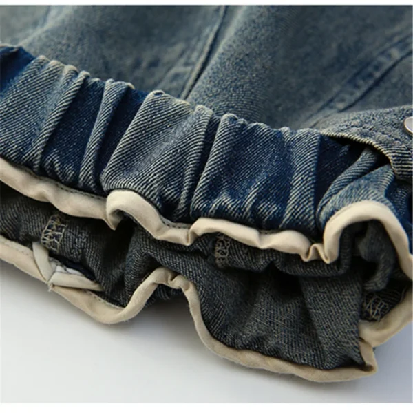 Elegant Kids Children Vintage Denim Shorts with Pockets for Teens Girls New Summer Casual Mini Jeans Pants Age 5 7 9 11 13 14 Y - Image 6