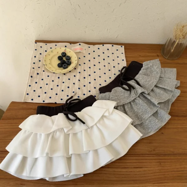 Girls' Summer New Korean Version Cake Skirt A-shaped Skirt Baby Girl Hottie High-waisted Tutu Skirt Fashion Casual - Image 4