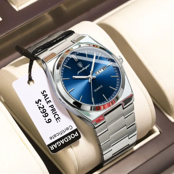 Luxury Watch For Man Waterproof Luminous Stainless Steel Men Watch