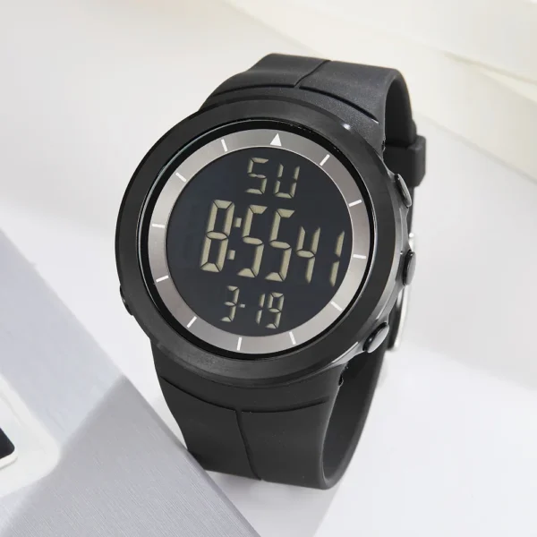 Digital Mens Watches OHSEN Black Waterproof Sport Tactical Watch for Men Large LED Dial Fashion Military Wristwatch Reloj Hombre