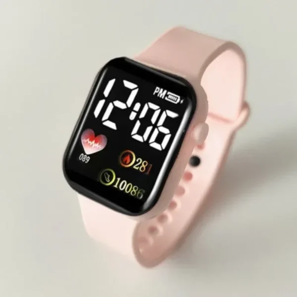 LED Digital Display Couple Student Children Universal Watch Waterproof Electronic Watch Smart Watch For Men Women Sport Fitness - Image 6
