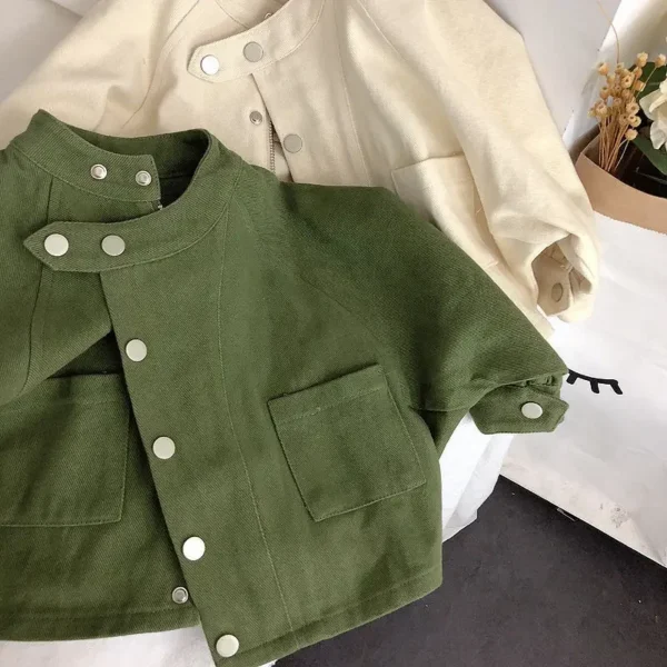 Baby Girl Boy Denim Jacket Infant Toddle Child Jean Coat Child Windbreaker Jacket Baby Blazer Outwear Spring Autumn 1-7Y - Image 3