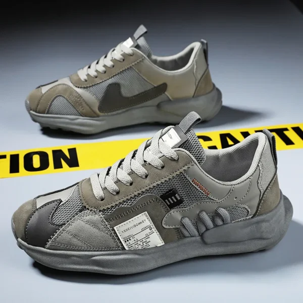 New Mesh Men's Casual Shoes 2025 Comfortable Breathable Sneakers Outdoor Soft Sole Wear-resistant Platform Shoes Tenis Masculino - Image 3