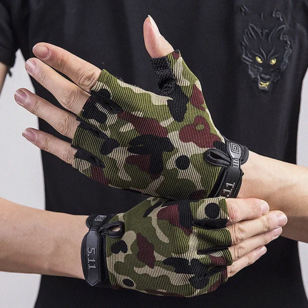 Men Women Non-slip Wear-resistant Outdoor Training Gym Sport Gloves