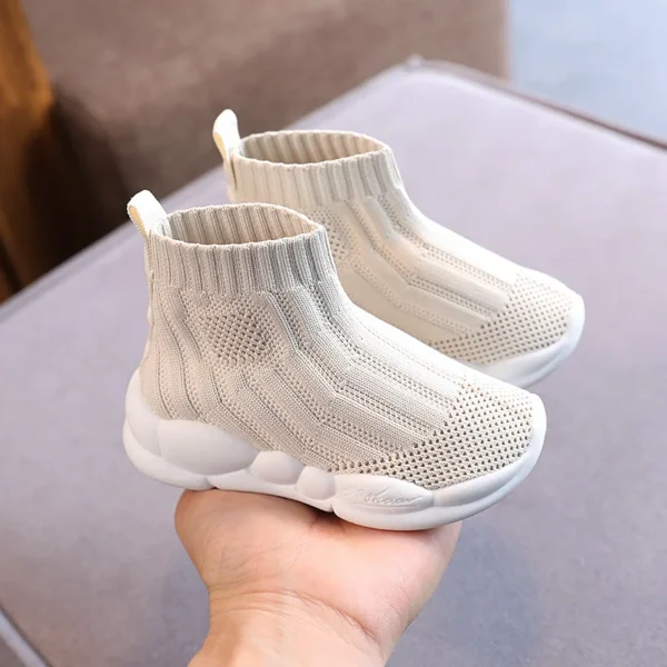 Kids Sock Shoes Knitted Fashion High Top Sneakers for Boys Girls Casual Sport Sock Sneakers - Image 2