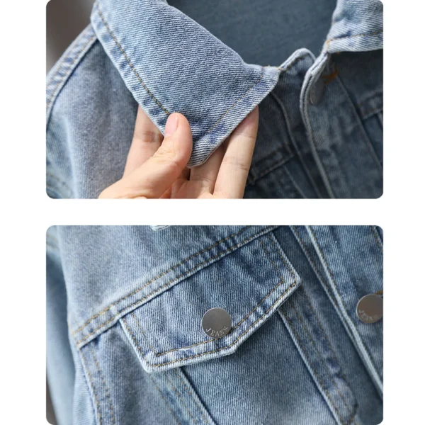 2-10 Years Girls Denim Jacket - Image 3
