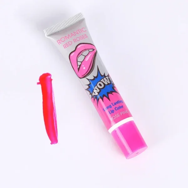 Romantic Bear 6 Colors Peel Off Lipstick Magic Matte Sexy Red Make up Long-lasting Lip Gloss - Image 6