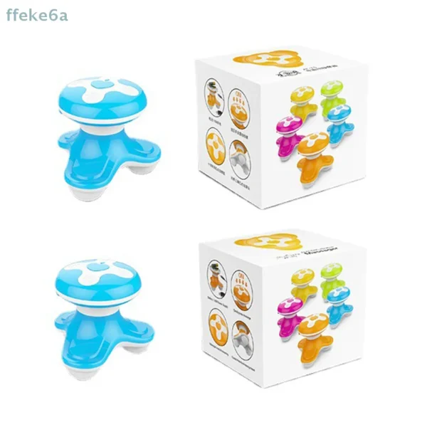 USB Mini Neck Massager Multi Function Plastic Triangle Shape Electric USB - Image 2