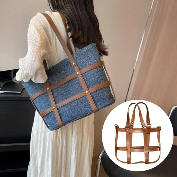 Messenger Bag Set DIY Bag Accessories Bag Set PU Conversion Crossbody Bag DIY Bag Bottoms Shoulder Straps DIY Women Backpack NEW - Image 2