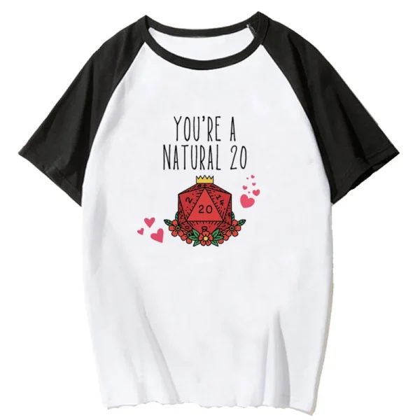 Dnd t-shirt teen University Vintage Breathable Grunge korean clothes tshirt korean clothes Retro Punk Graphic Psychedelic 2000s