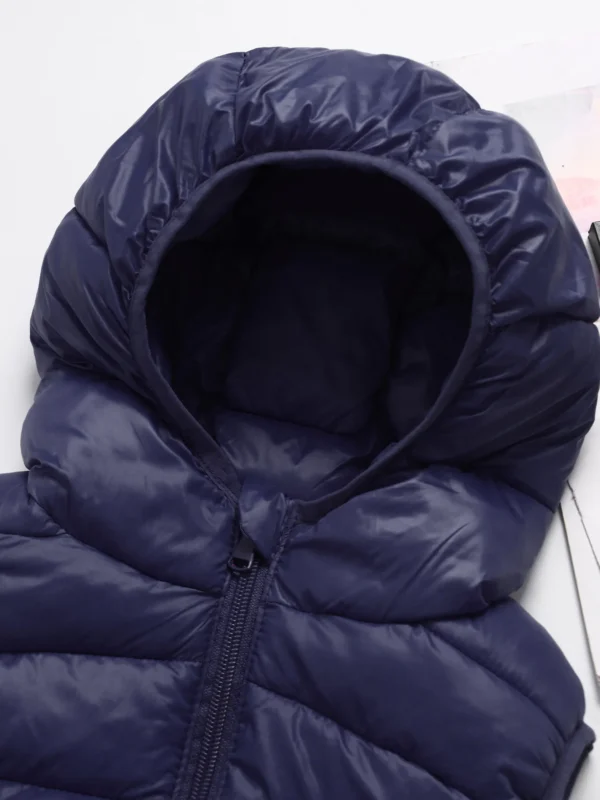 Unisex Boys Girls Puffer Down Vest - Image 2