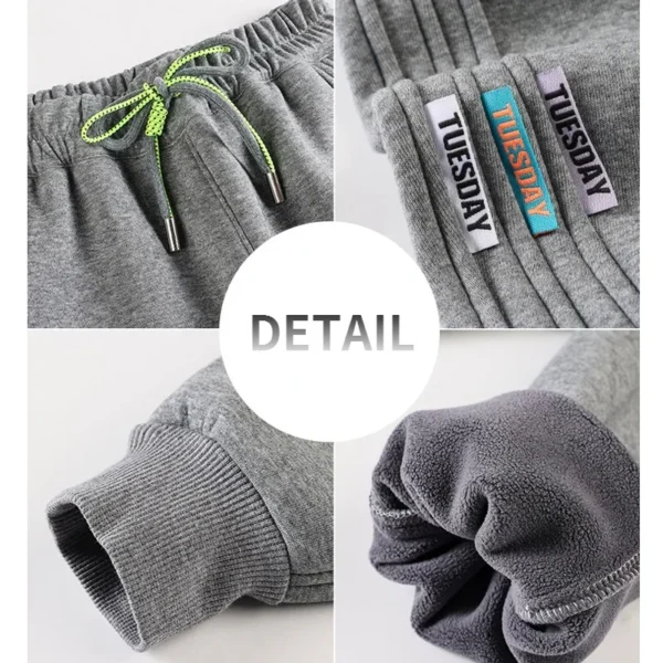 School Sport Pants Fleece Trousers Jogger Pant For Children Loose Sweatpant Boys Clothes Spring Autumn Kids Teenage Boys Casual - Image 5