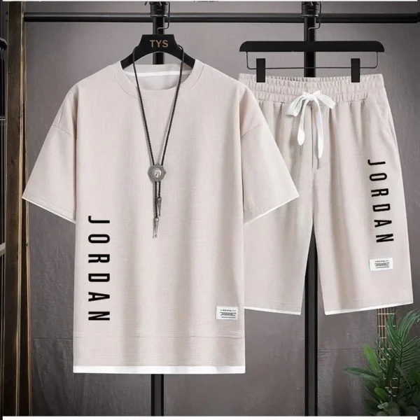 Men's short sleeve T-shirt + shorts 2 sets