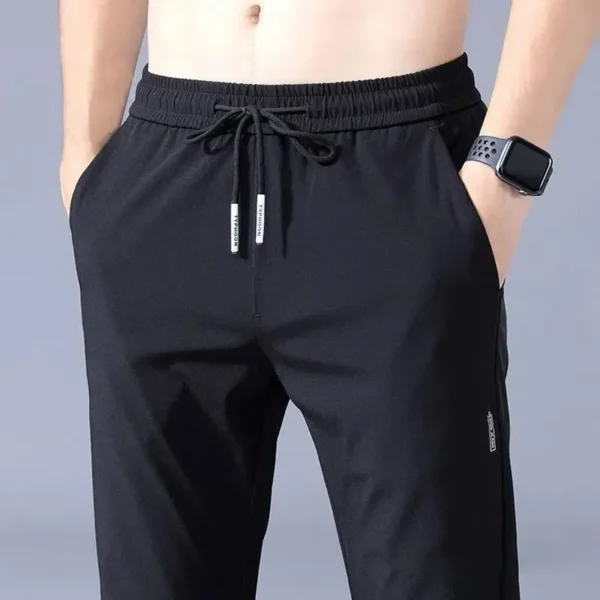 Men Sport Pants Running Pants with Zipper Pockets Soccer Training Jogging Sports Trousers Fitness Football Leggings Sweatpants - Image 6