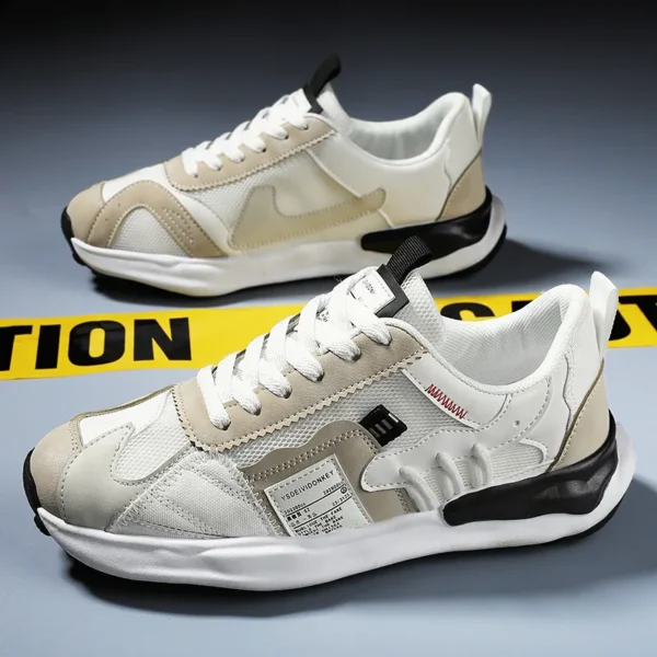 New Mesh Men's Casual Shoes 2025 Comfortable Breathable Sneakers Outdoor Soft Sole Wear-resistant Platform Shoes Tenis Masculino - Image 5