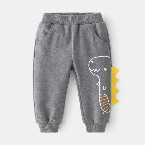 Winter Jacket Boys 5t Boys Drawstring Elastic Pants Toddler Cotton Sweatpants Kid Dinosaur Active Jogger Pants 6 9 Month Pants