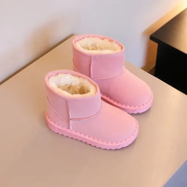 Botas Kid Shoes Kid Snow Boots New Platform Princess Cotton Shoes with Plush Boy Ankle Boots Warm Girl Short Boots Kid Boots - Image 4