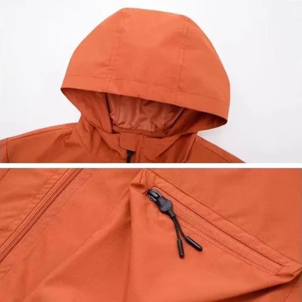 Children Solid Jacket Outerwear for Boy Kid Spring Autumn Thin Jackets for Boy Coat Hooded Bomber Jacket Waterproof Windbreaker - Image 4