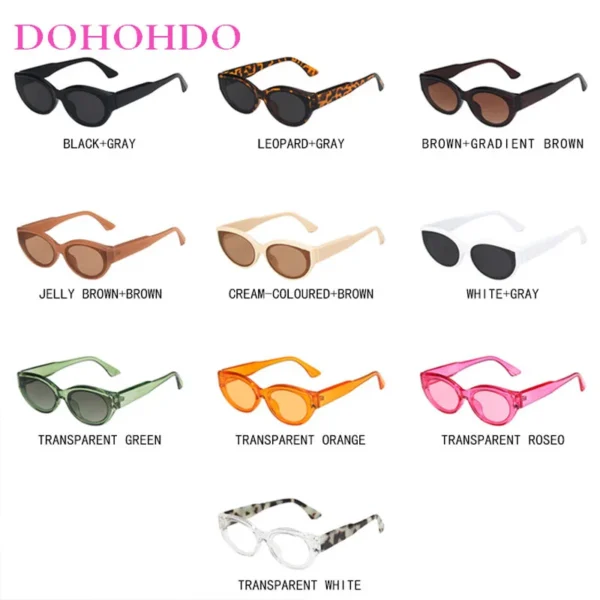 Retro Small Frame Cat Eye Women Sunglasses Trendy Brand Designer Classic Men Sunglass Outdoor Travel Eyewear Lentes Mujer UV400 - Image 6
