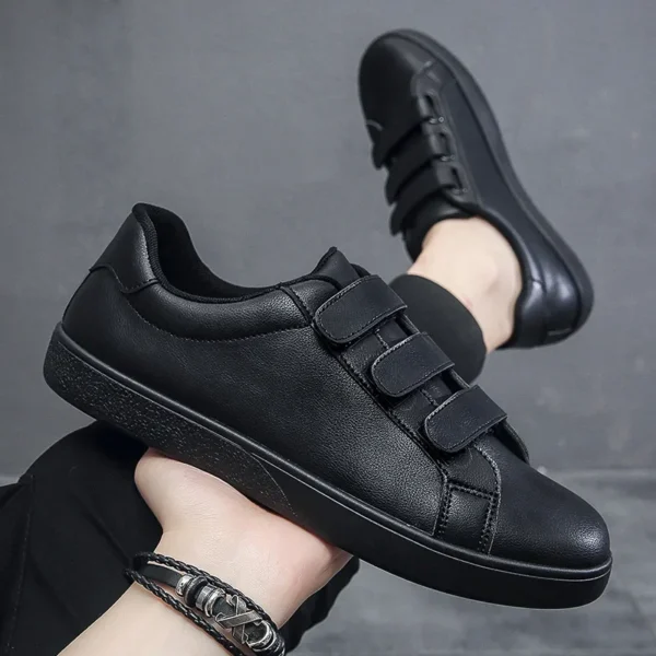 New autumn white shoes Fashion non slip board shoes Outdoor skateboarding loafers comfortable Shoe Flat Male Sneakers - Image 2