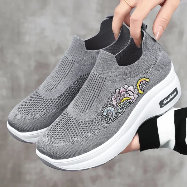 Women's Shoes Breathable Lightweight Platform Casual Shoes Comfort Non-slip Elevating Sports Vulcanized Shoes Women Sneakers - Image 6
