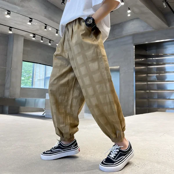 Summer Boys Pants 2023 Children's Mosquito Pants Casual Children Trousers Teenager School Joggers Sports Clothing - Image 4