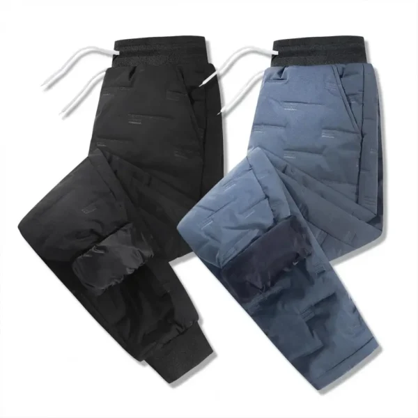 Warm Thick Sweatpants Men Joggers New Casual Fleece Cotton Plush Pants Male Oversized Large Size Trousers Autumn and Winter - Image 2