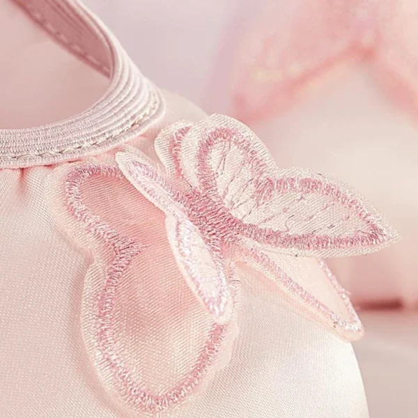 Children Girls Woman Canvas Butterfly Knots Soft Sole Ballet Slippers Practise Ballerina Dance Shoes - Image 6