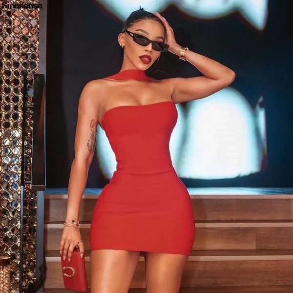 Women Sexy Tube Sleeveless Bodycon Cocktail Party Mini Dress Ruched Slim Fitted Tight Dress Y2K Street Date Night Clubwear Dress
