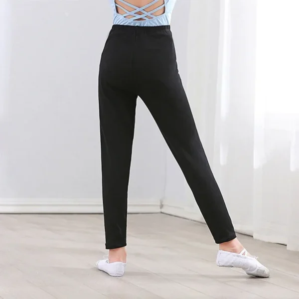 Girls' Athletic Leggings Kids Dance Running Yoga Pants Gym Workout Shorts Children Fitness Gymnastics Elastic Waist Pants