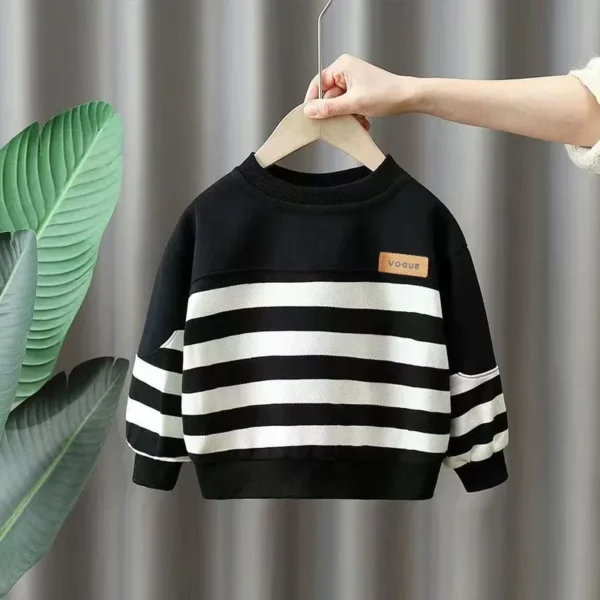 Boys Sweatshirts Spring Autumn 2025 Children Cotton Polo T-shirts For Baby Clothes Tops For Baby Outerwear Kids Sports Outfits