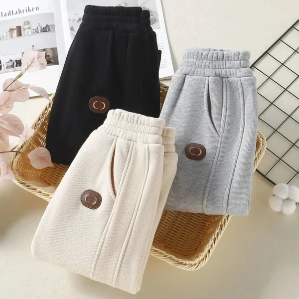 Autumn Winter Kids Teenage Jogger Pant For Children Unisex Casual School Sport Pants Fleece Trousers Loose Sweatpant Boy Clothes - Image 5
