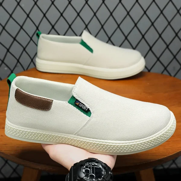 Summer new men's casual shoes, soft-soled, comfortable and breathable men's shoes, one-foot workwear shoes - Image 4