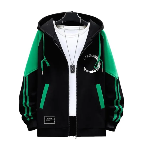 Hooded Jacket Pants Set Men Cotton Harajuku Baseball Jersey Trousers 2 Piece Set Fashion High Quality Men's Clothing New - Image 5