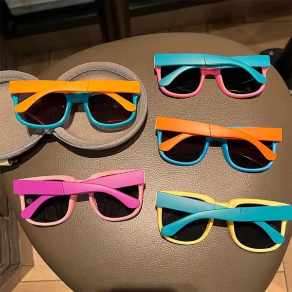 Outdoor Kids Sunglasses Trendy Square Frame