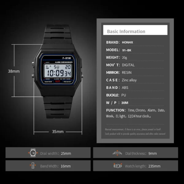 Women Digital Watches Luxury Men Analog Military Sport Led Waterproof Wrist Watch For Women Zegarek Damski Orologio Donna - Image 3