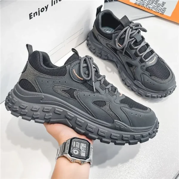Men Casual Sneakers Spring New Mesh Breathable Running Shoes Lightweigh Trend Street Non Slip Walking Shoes Tenis Masculino Plus - Image 2