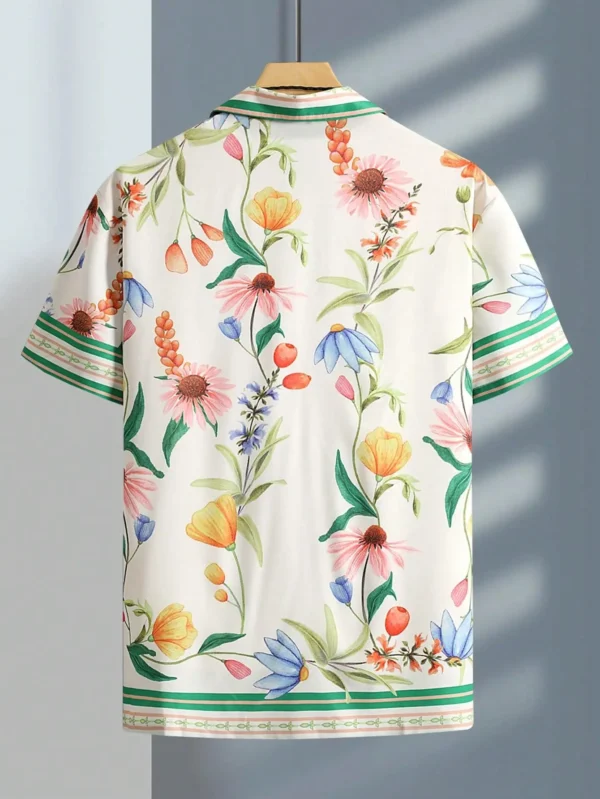 Men's Floral Shirt - Image 2