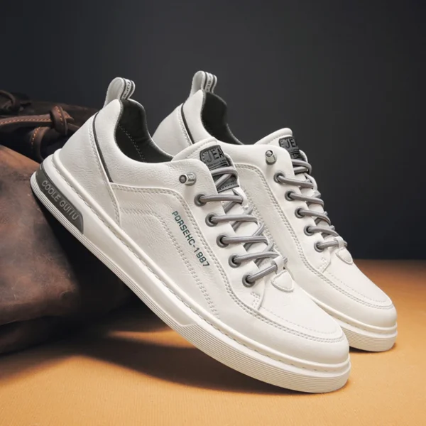 Brand Shoes for Men Leather Mens Casual Shoes Comfortable Non-slip Man Loafers Lightweight Male Sneakers Erkek Ayakkabı 2024 New - Image 4