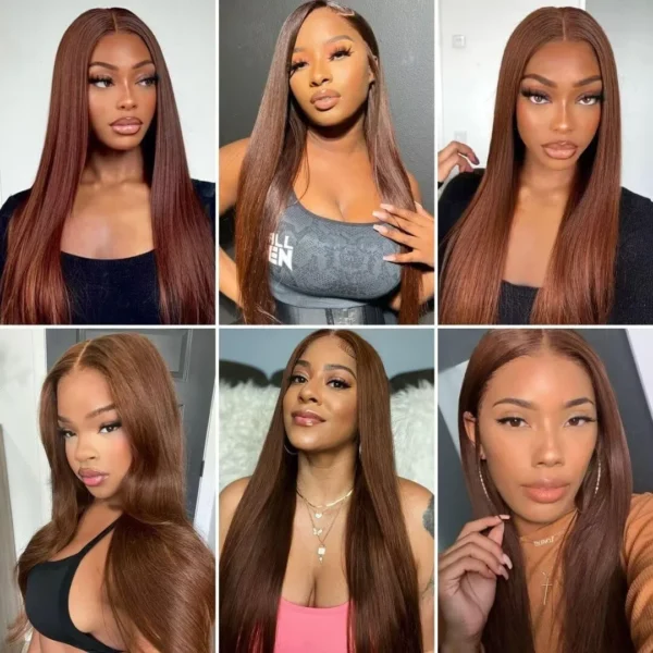 Glueless Wigs Human Hair for Black Women Glueless Wigs Human Hair for Black Women Wear To Go Bleach Knots 4x4 13x4 Lace Frontal - Image 5