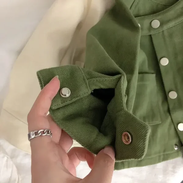 Baby Girl Boy Denim Jacket Infant Toddle Child Jean Coat Child Windbreaker Jacket Baby Blazer Outwear Spring Autumn 1-7Y - Image 4