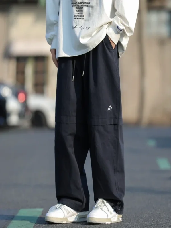 Cargo Pants Men Teens Couples High Street BF Casual Loose All-match Full-length Streetwear Youthful Vitality Joggers Pantalones - Image 4