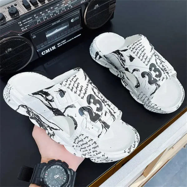 Cream Soft Bottom Children's Flip Flops Slippers Men Breathable Shoes Pink Sandal Sneakers Sports Loffers Special Wide Idea - Image 3