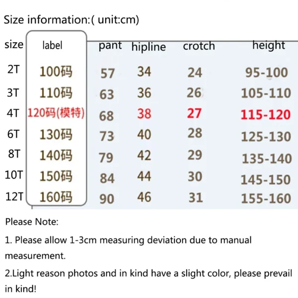 Girls Boys Jeans Kids Letter Print Elastic Waist Denim Pant 2024 Spring Fall 2 To 12Yrs Teens Trousers Children's Casual Clothes - Image 6
