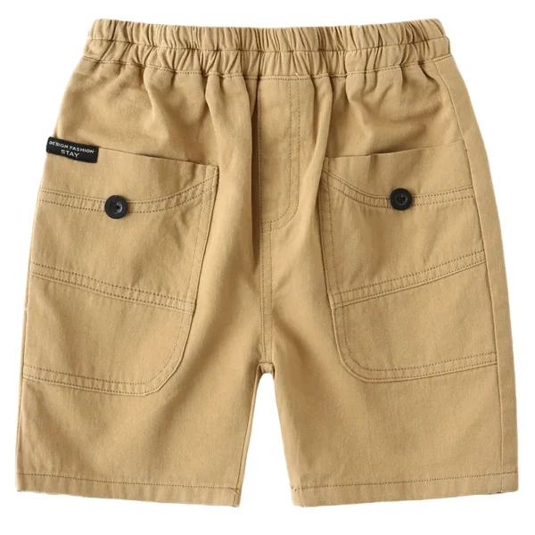 Fashion Handsome Boys Fifth Pants Summer Kids Cagro Pants Knne Length Children Trousers Sport Pants for Toddler Baby Boy Clothes - Image 6